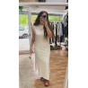 Vestido básico tachuelas