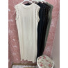 Vestido básico tachuelas
