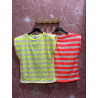 Camiseta hombrera fluo