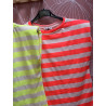 Camiseta hombrera fluo