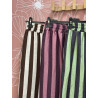 Pantalón de rayas lino