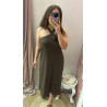 Vestido tachuela cruzado