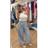 Pantalón rayas bombacho