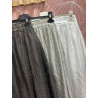 Pantalón semitransparente satinado