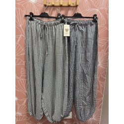 Pantalón bombacho vichy