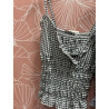 Blusa vichy tiranta