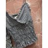 Blusa vichy tiranta