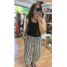 Pantalón bombacho rayas
