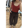 Pantalón bombacho lazo