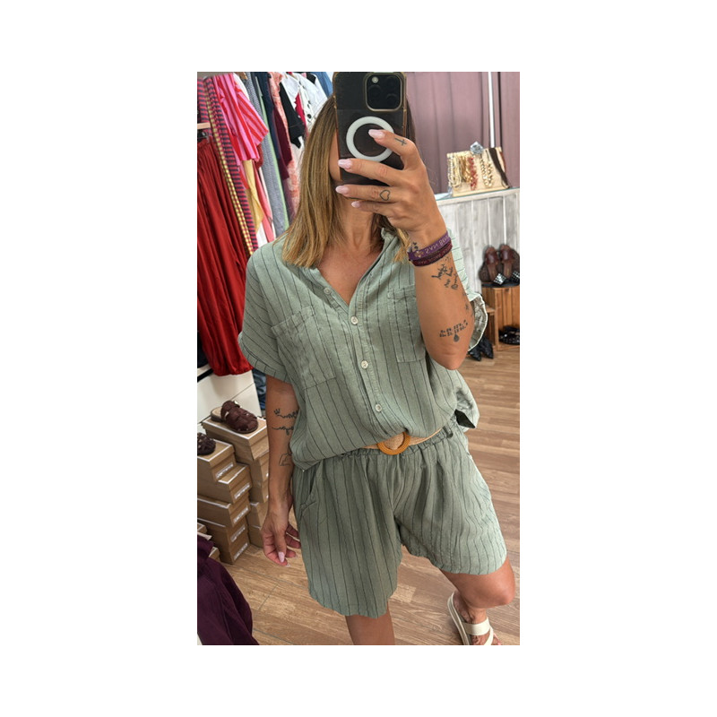 Blusa Raya lino