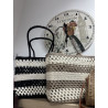 Bolso croché rayas