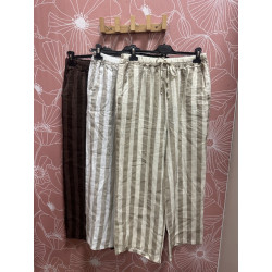 Pantalon lino lista