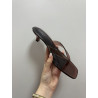 Sandalia marron tacon