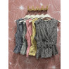 Blusa vichy lazos
