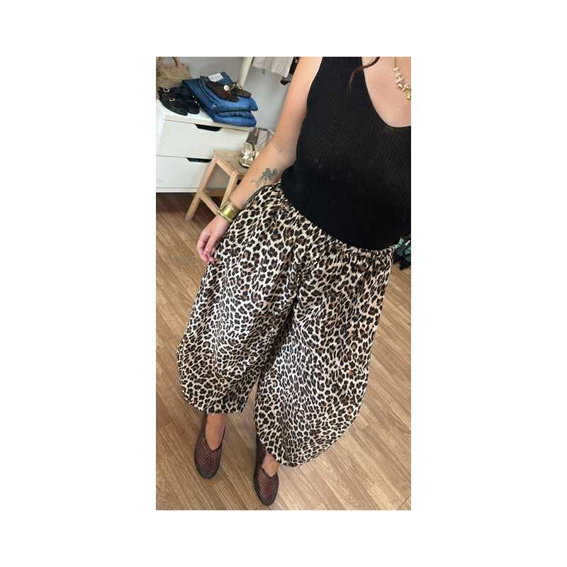 Pantalón animalprint bombacho