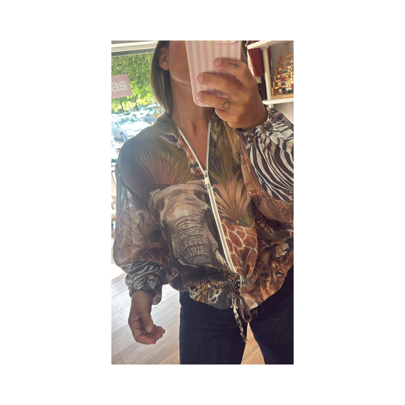 Bomber animalprint