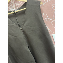 Chaleco traje encaje
