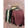 Camiseta manga larga tachuelas