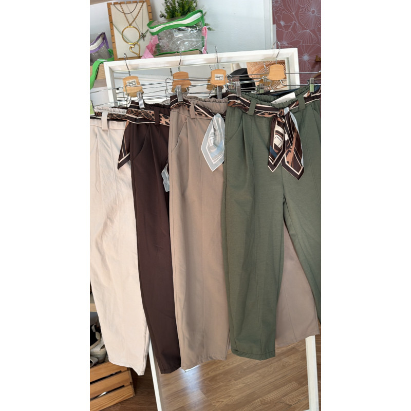 Pantalón pañuelo pinza