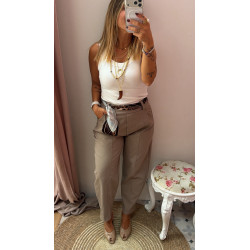 Pantalón pañuelo pinza