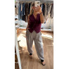 Pantalón bombacho vichy