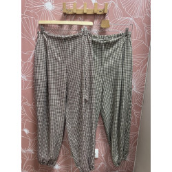 Pantalón bombacho vichy