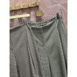 Pantalón bombacho vichy