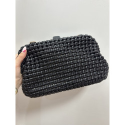 Bolso trenzado piel