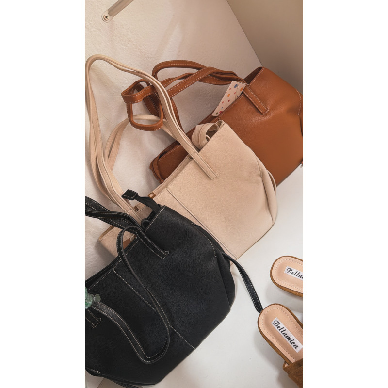 Bolso shopper piel