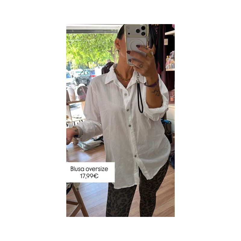 Camisa fina blanca